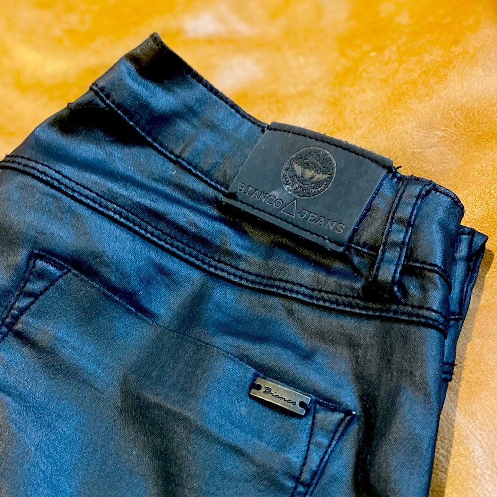 Sexy black fake leather limited edition Blanco jeans!